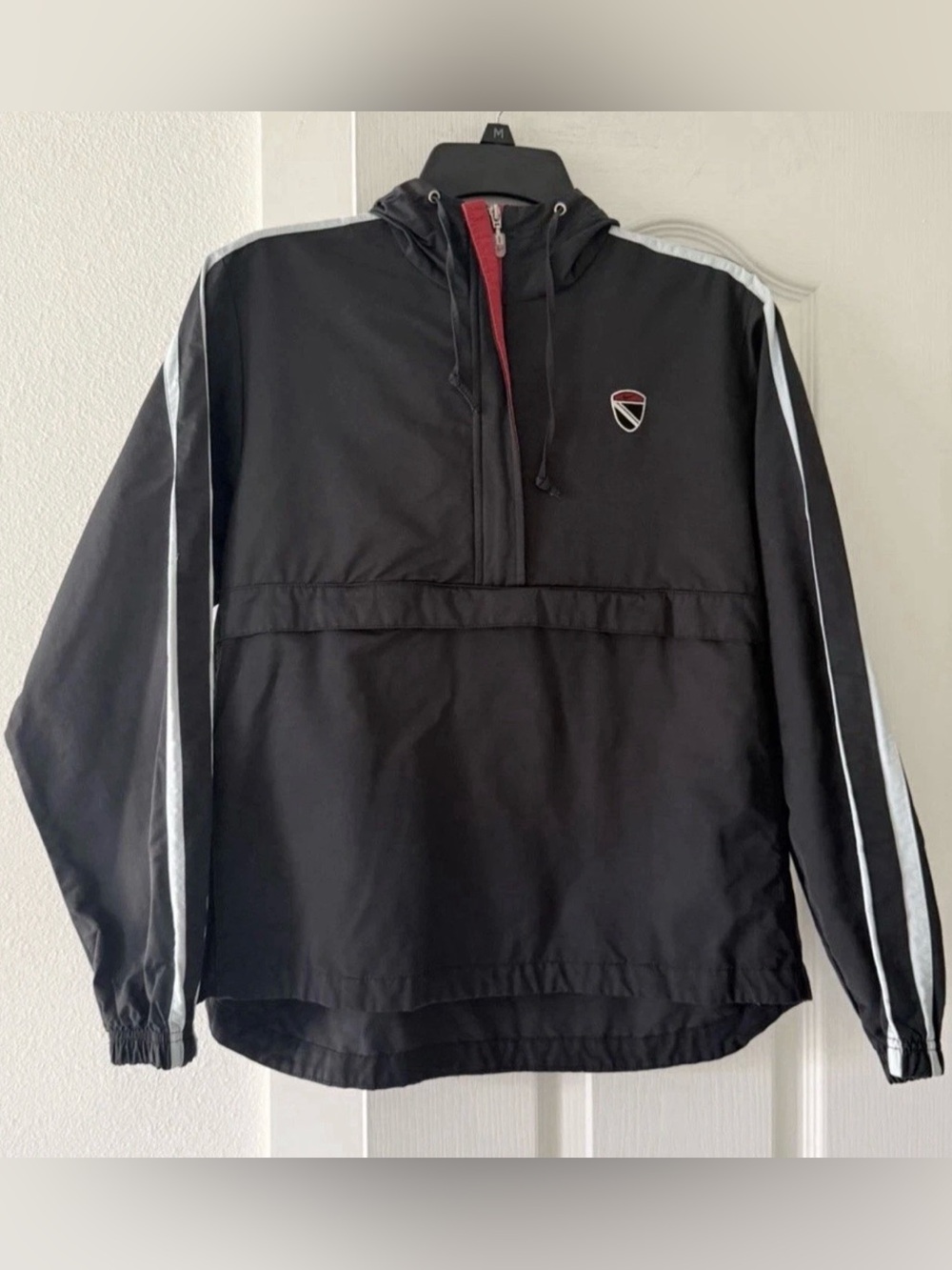 Vintage Nike Youth Boys M 8-10 Anorak Hooded Half Zip Windbreaker Oversized